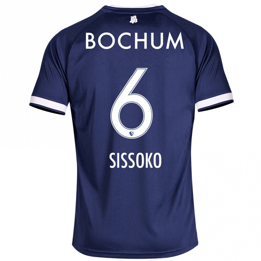 Kids Football Ibrahima Sissoko #6 Dark Blue Home Jersey 2024/25 T-Shirt Canada