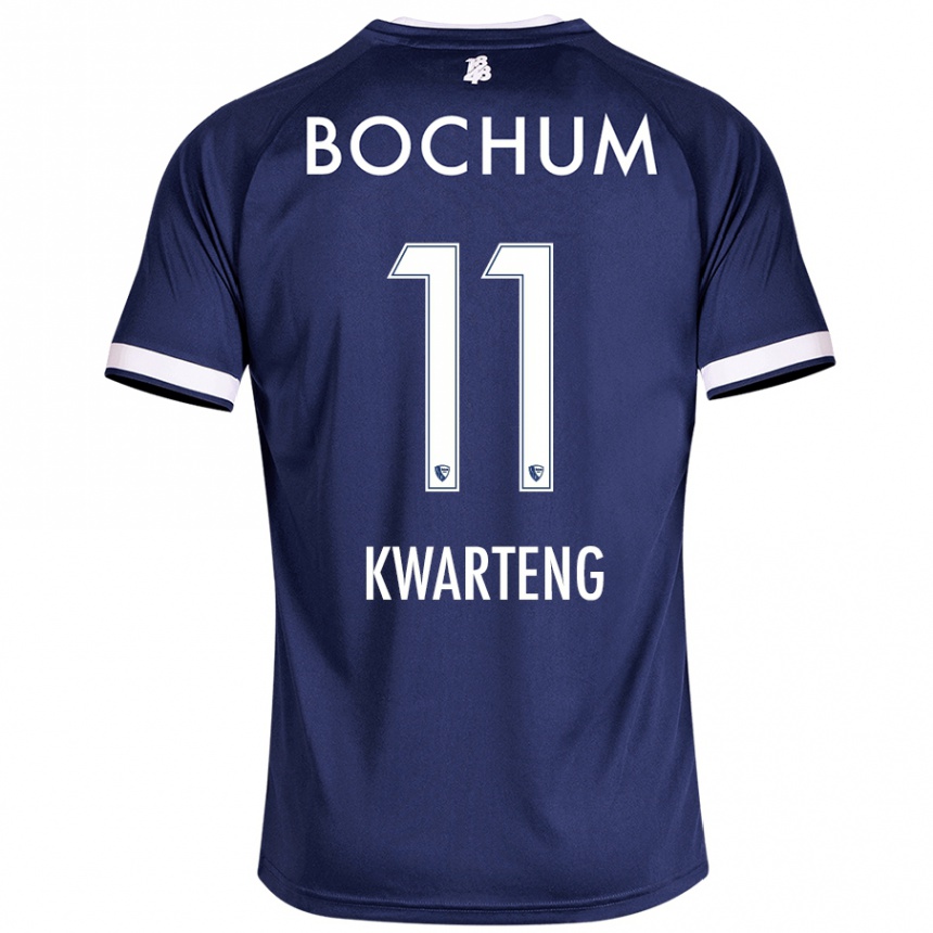 Kids Football Moritz-Broni Kwarteng #11 Dark Blue Home Jersey 2024/25 T-Shirt Canada