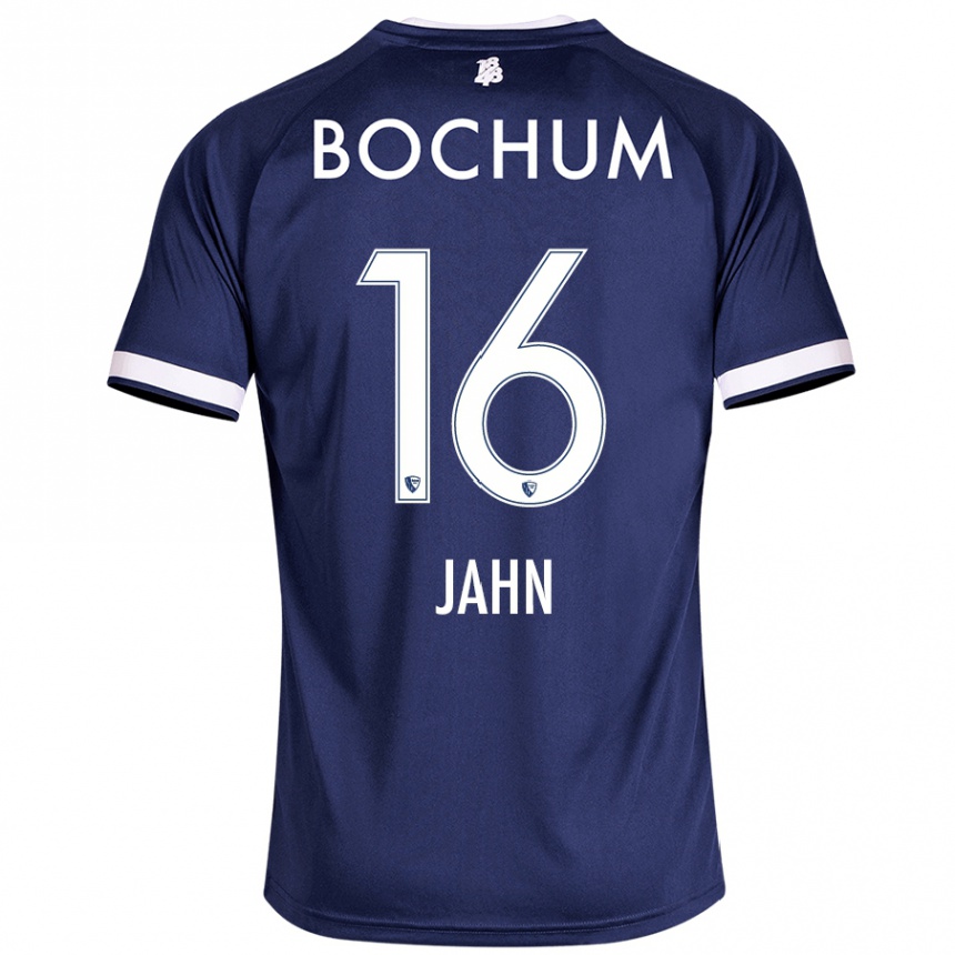 Kids Football Niklas Jahn #16 Dark Blue Home Jersey 2024/25 T-Shirt Canada