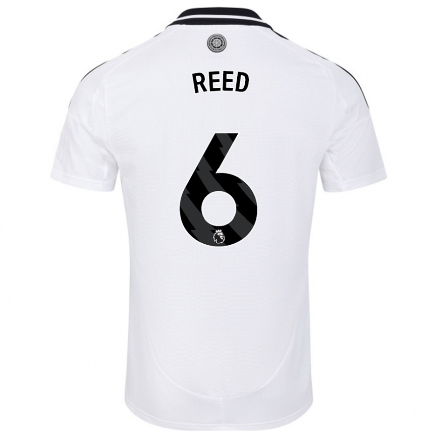 Kids Football Harrison Reed #6 White Home Jersey 2024/25 T-Shirt Canada