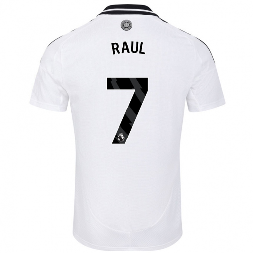 Kids Football Raúl Jiménez #7 White Home Jersey 2024/25 T-Shirt Canada