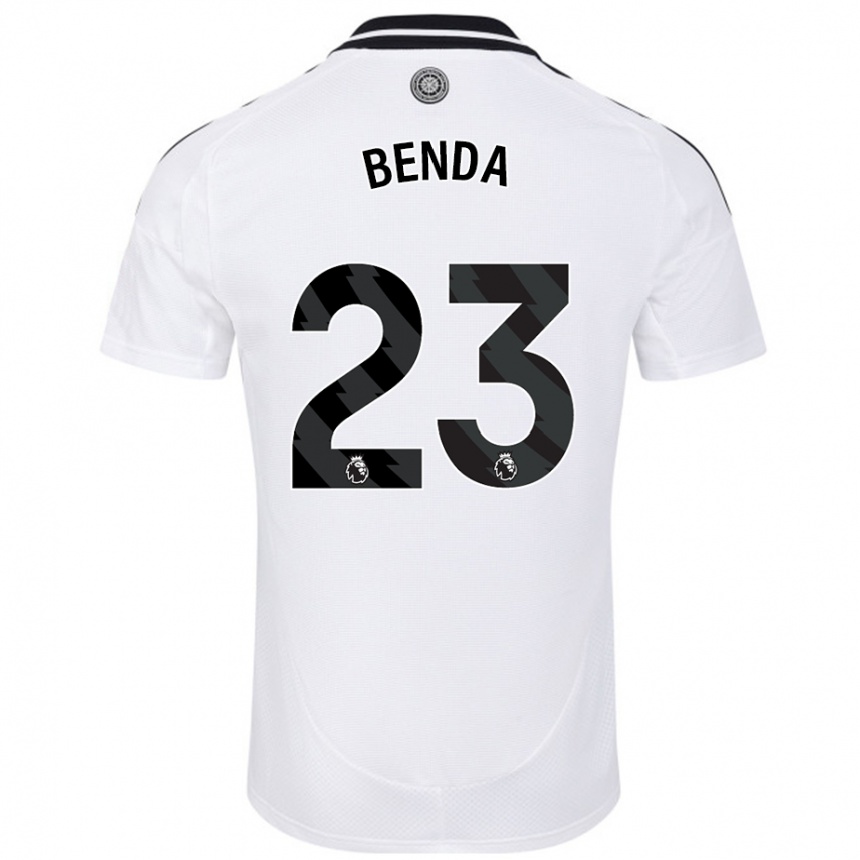 Kids Football Steven Benda #23 White Home Jersey 2024/25 T-Shirt Canada