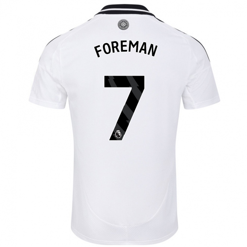 Kids Football Tia Foreman #7 White Home Jersey 2024/25 T-Shirt Canada