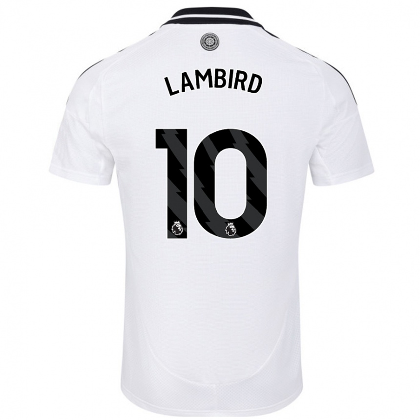 Kids Football Lilly Lambird #10 White Home Jersey 2024/25 T-Shirt Canada