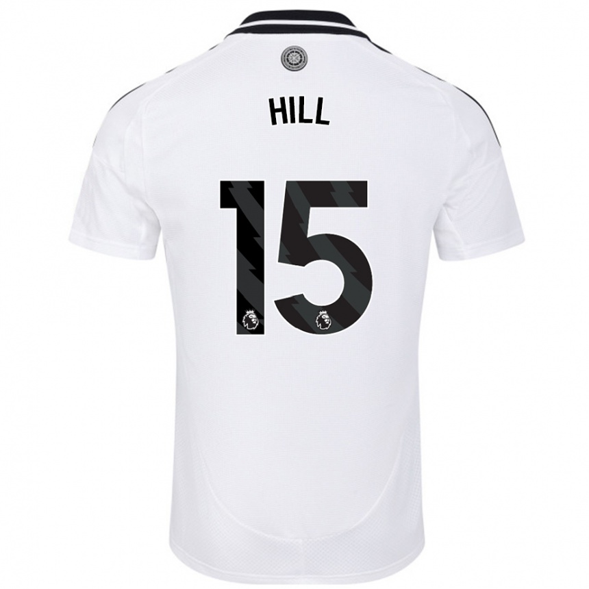 Kids Football Anisha Hill #15 White Home Jersey 2024/25 T-Shirt Canada