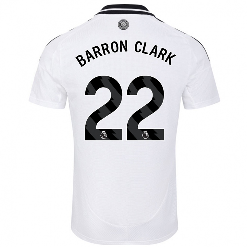 Kids Football Betty Barron-Clark #22 White Home Jersey 2024/25 T-Shirt Canada