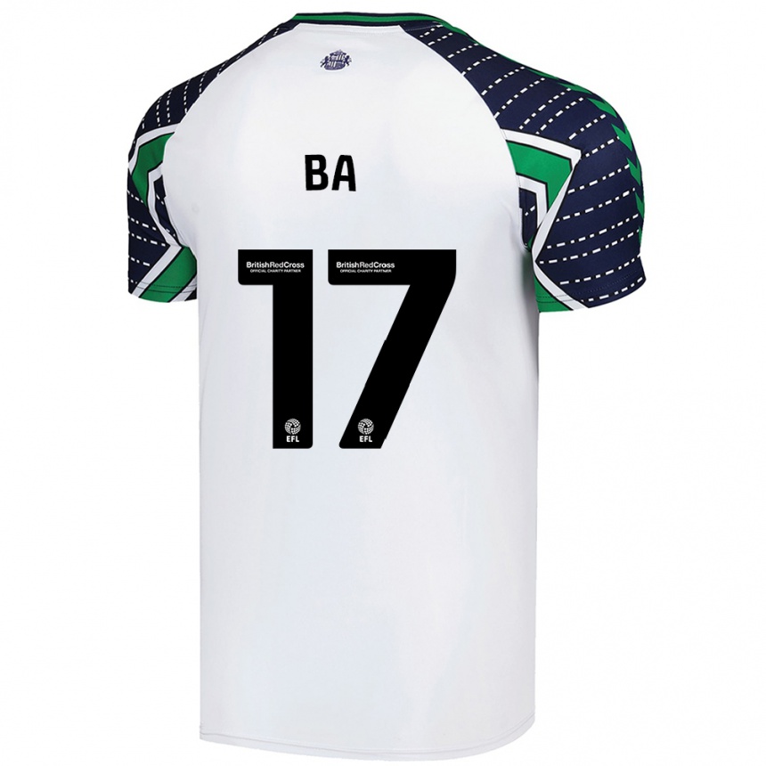 Enfant Football Maillot Abdoullah Ba #17 Blanc Tenues Extérieur 2024/25 Canada