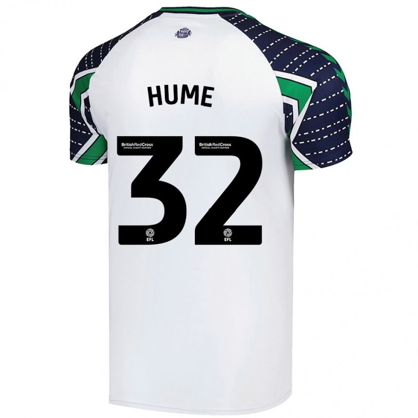 Enfant Football Maillot Trai Hume #32 Blanc Tenues Extérieur 2024/25 Canada