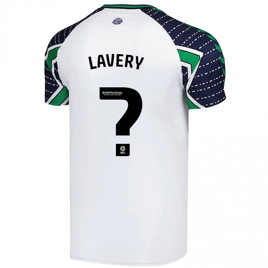 Enfant Football Maillot Thomas Lavery #0 Blanc Tenues Extérieur 2024/25 Canada