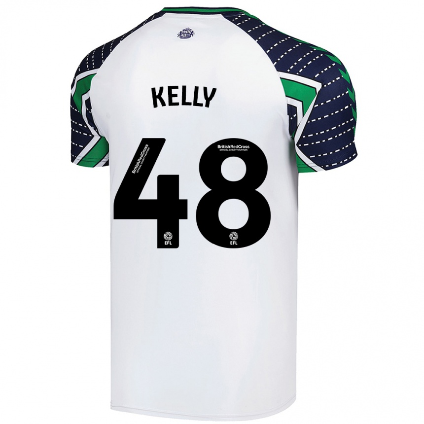 Enfant Football Maillot Caden Kelly #48 Blanc Tenues Extérieur 2024/25 Canada