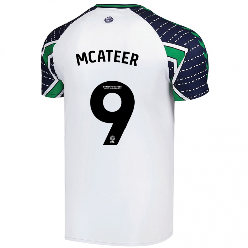 Enfant Football Maillot Mary Mcateer #9 Blanc Tenues Extérieur 2024/25 Canada