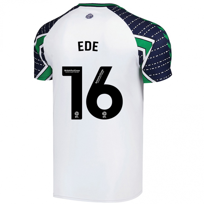 Enfant Football Maillot Grace Ede #16 Blanc Tenues Extérieur 2024/25 Canada