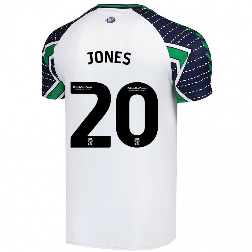 Enfant Football Maillot Ellen Jones #20 Blanc Tenues Extérieur 2024/25 Canada