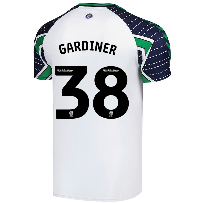 Enfant Football Maillot Harry Gardiner #38 Blanc Tenues Extérieur 2024/25 Canada