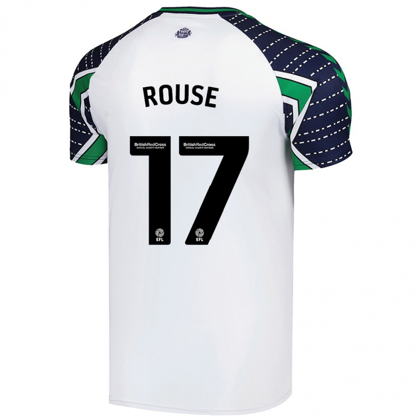 Enfant Football Maillot Mollie Rouse #17 Blanc Tenues Extérieur 2024/25 Canada