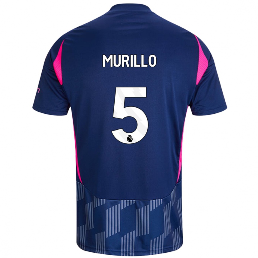 Enfant Football Maillot Murillo #5 Bleu Royal Rose Tenues Extérieur 2024/25 Canada