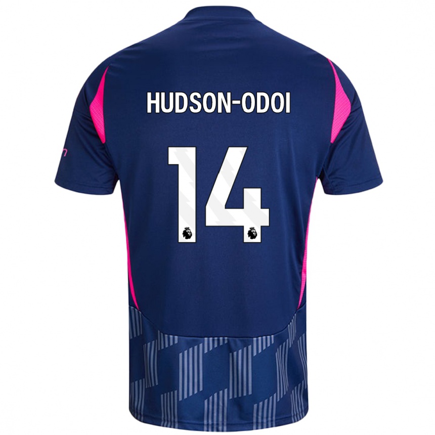 Enfant Football Maillot Callum Hudson-Odoi #14 Bleu Royal Rose Tenues Extérieur 2024/25 Canada