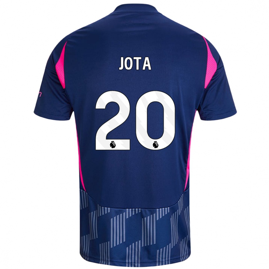 Enfant Football Maillot Jota Silva #20 Bleu Royal Rose Tenues Extérieur 2024/25 Canada