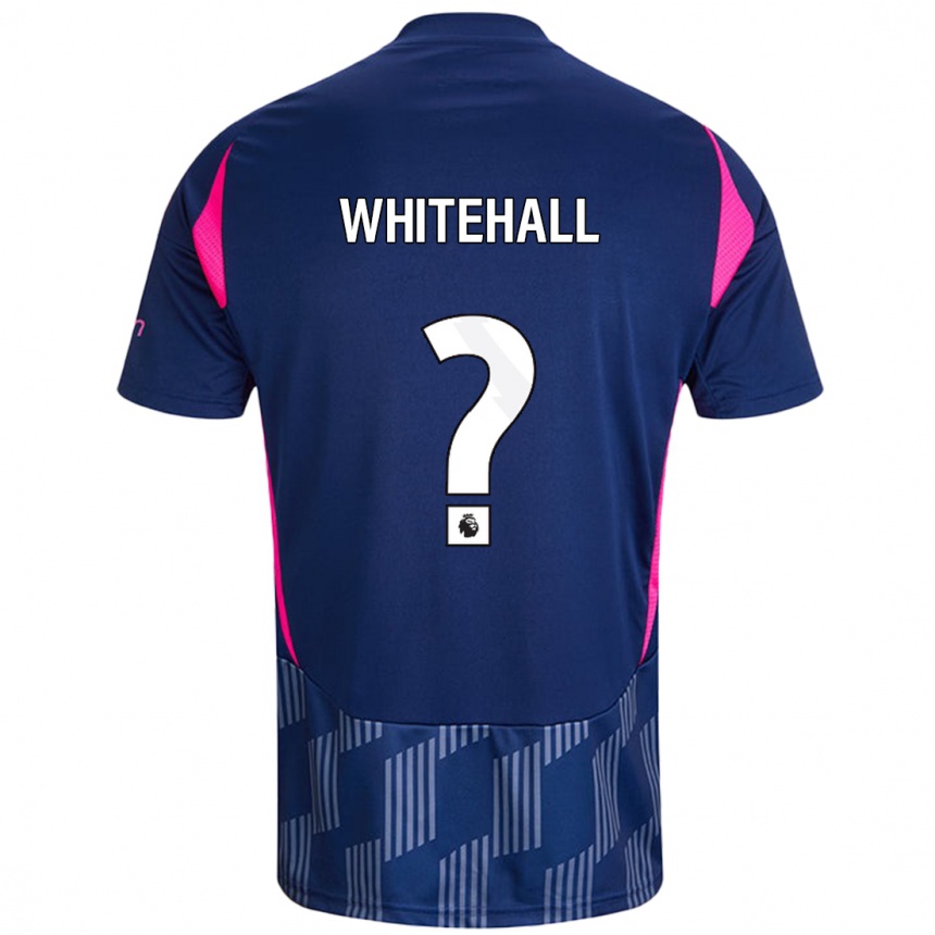 Kids Football Archie Whitehall #0 Royal Blue Pink Away Jersey 2024/25 T-Shirt Canada