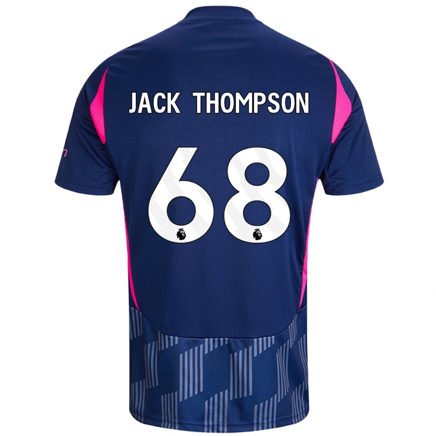 Enfant Football Maillot Jack Thompson #68 Bleu Royal Rose Tenues Extérieur 2024/25 Canada