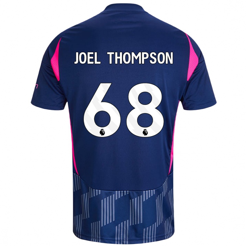 Enfant Football Maillot Joel Thompson #68 Bleu Royal Rose Tenues Extérieur 2024/25 Canada