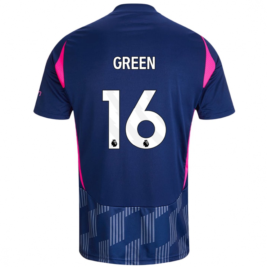 Kids Football Mollie Green #16 Royal Blue Pink Away Jersey 2024/25 T-Shirt Canada