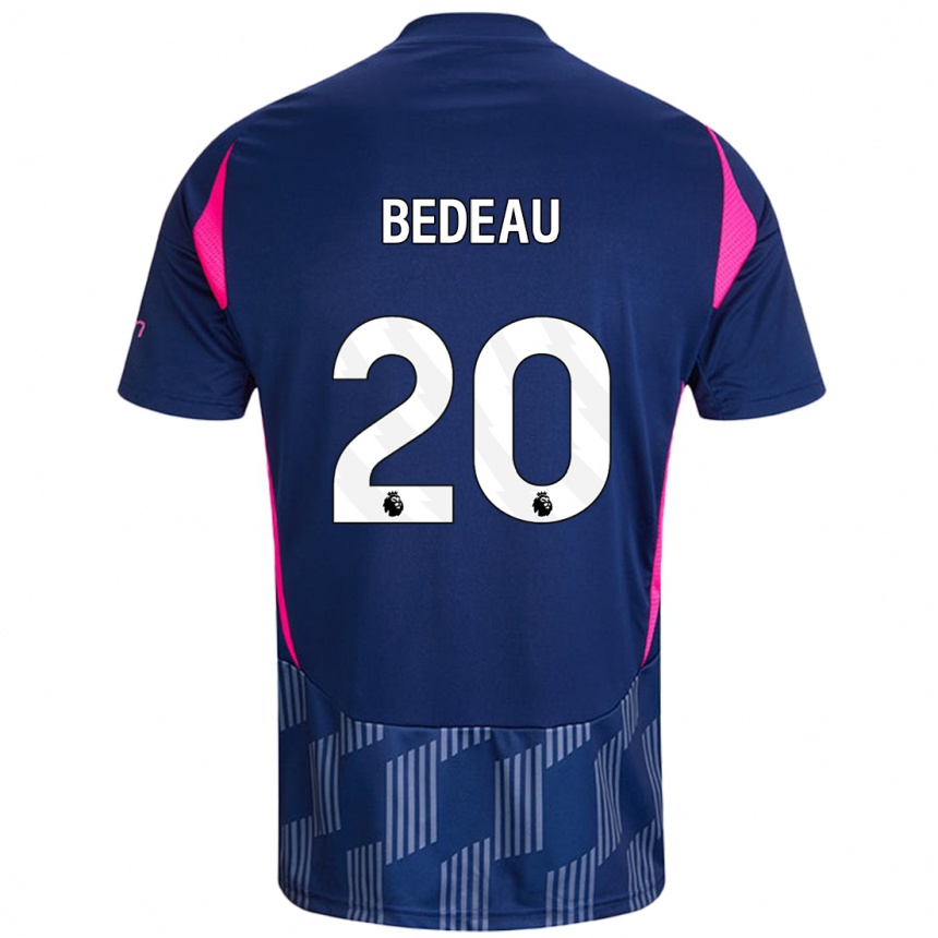 Enfant Football Maillot Naomi Bedeau #20 Bleu Royal Rose Tenues Extérieur 2024/25 Canada