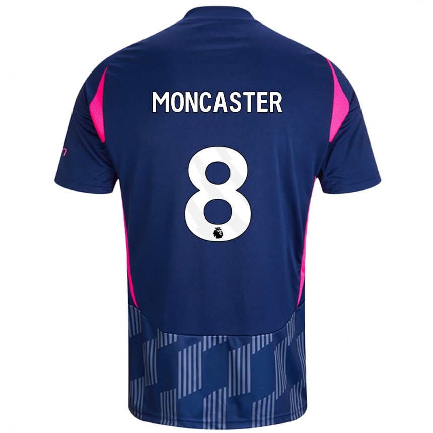 Enfant Football Maillot Mai Moncaster #8 Bleu Royal Rose Tenues Extérieur 2024/25 Canada