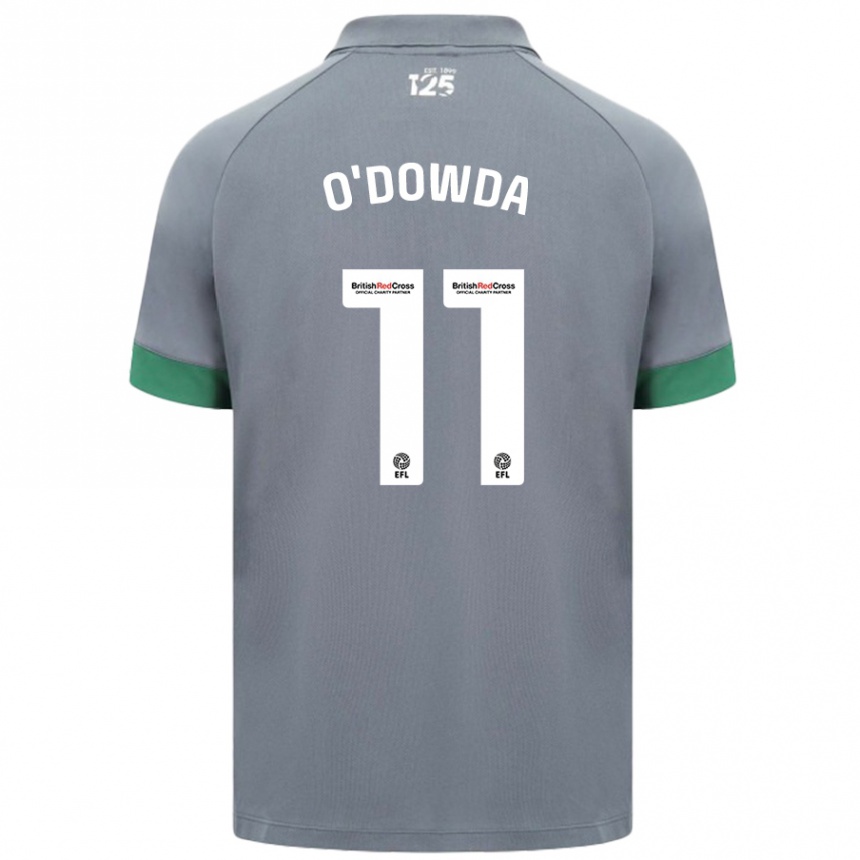 Enfant Football Maillot Callum O'dowda #11 Gris Foncé Tenues Extérieur 2024/25 Canada