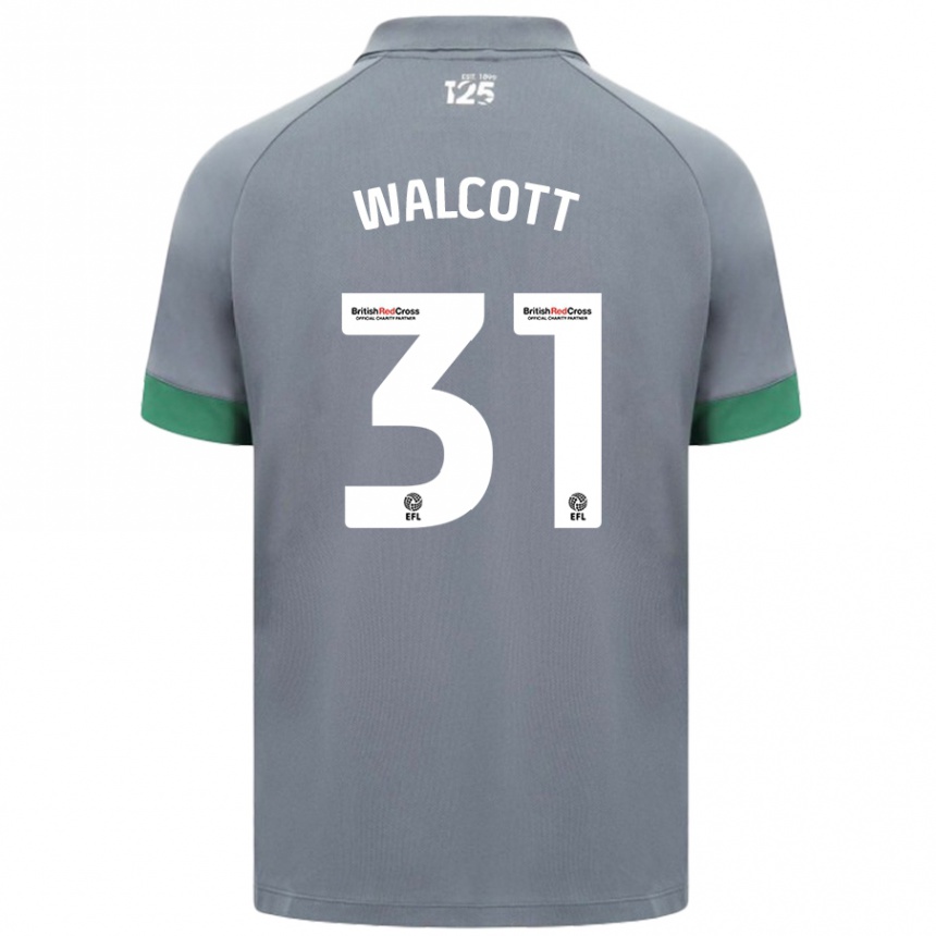 Enfant Football Maillot Malachi Fagan Walcott #31 Gris Foncé Tenues Extérieur 2024/25 Canada