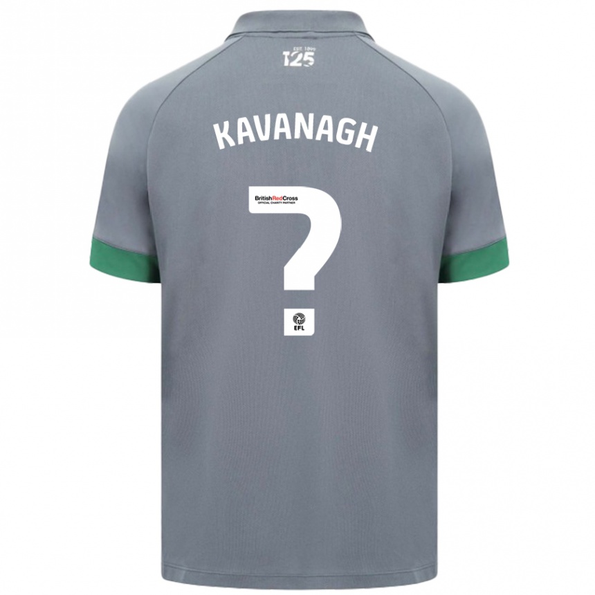 Kids Football Ryan Kavanagh #0 Dark Gray Away Jersey 2024/25 T-Shirt Canada