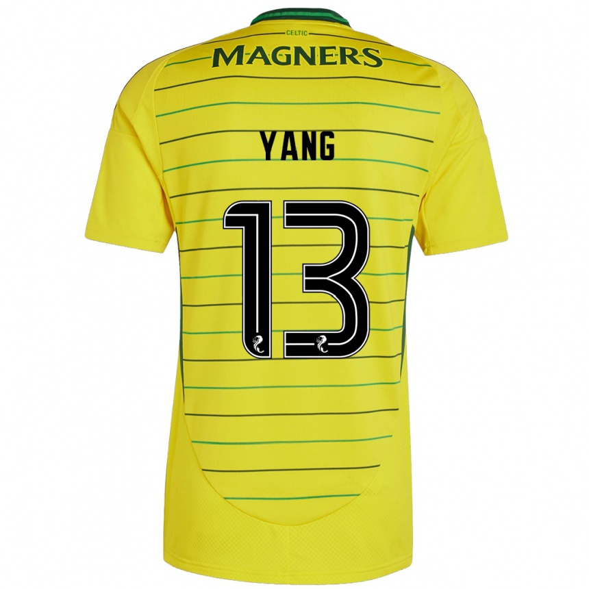 Enfant Football Maillot Hyun-Jun Yang #13 Jaune Tenues Extérieur 2024/25 Canada