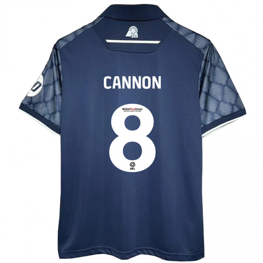 Enfant Football Maillot Andy Cannon #8 Noir Tenues Extérieur 2024/25 Canada