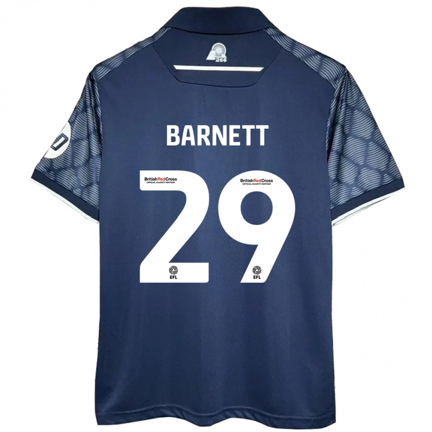 Enfant Football Maillot Ryan Barnett #29 Noir Tenues Extérieur 2024/25 Canada