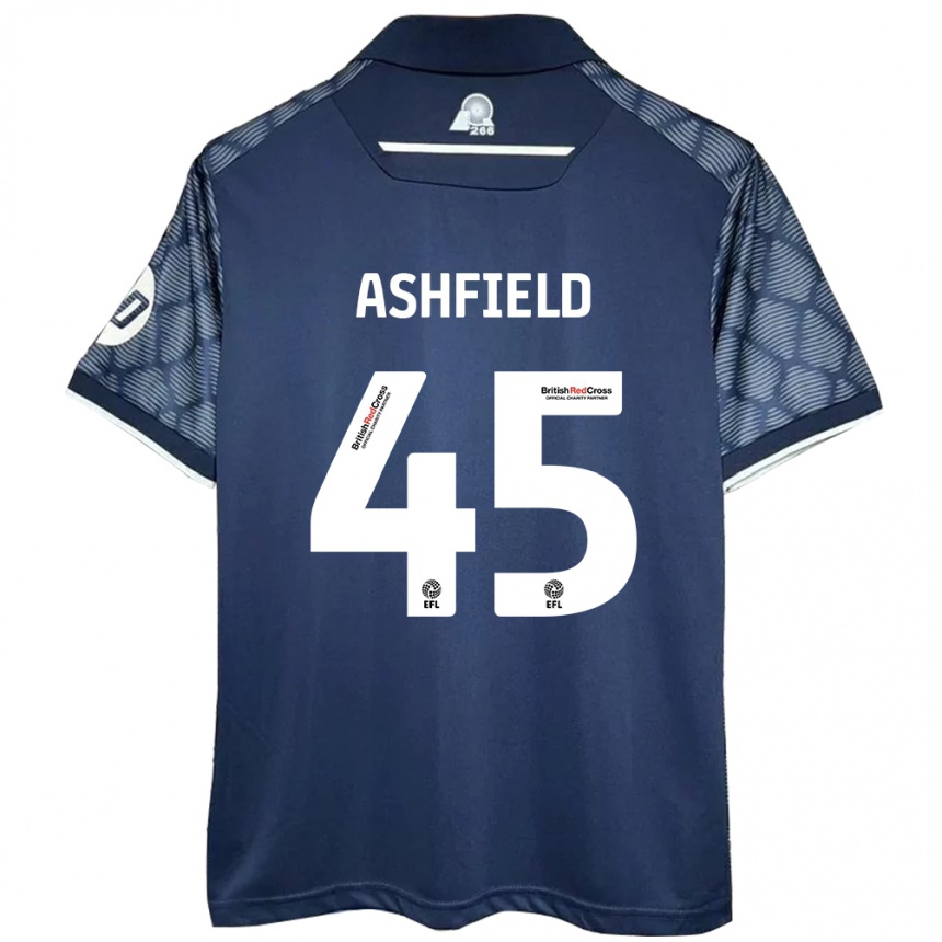 Enfant Football Maillot Harry Ashfield #45 Noir Tenues Extérieur 2024/25 Canada