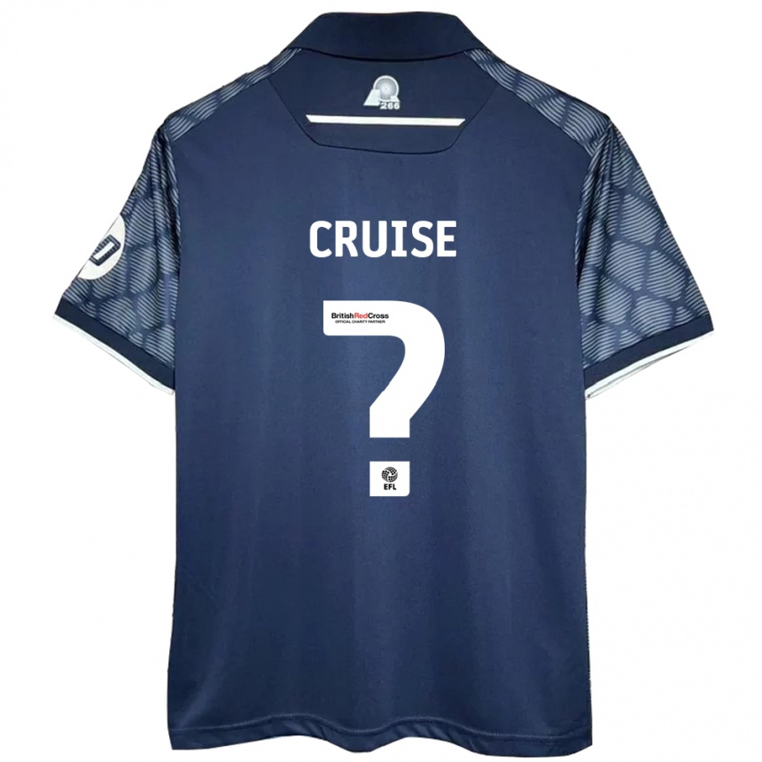 Enfant Football Maillot George Cruise #0 Noir Tenues Extérieur 2024/25 Canada