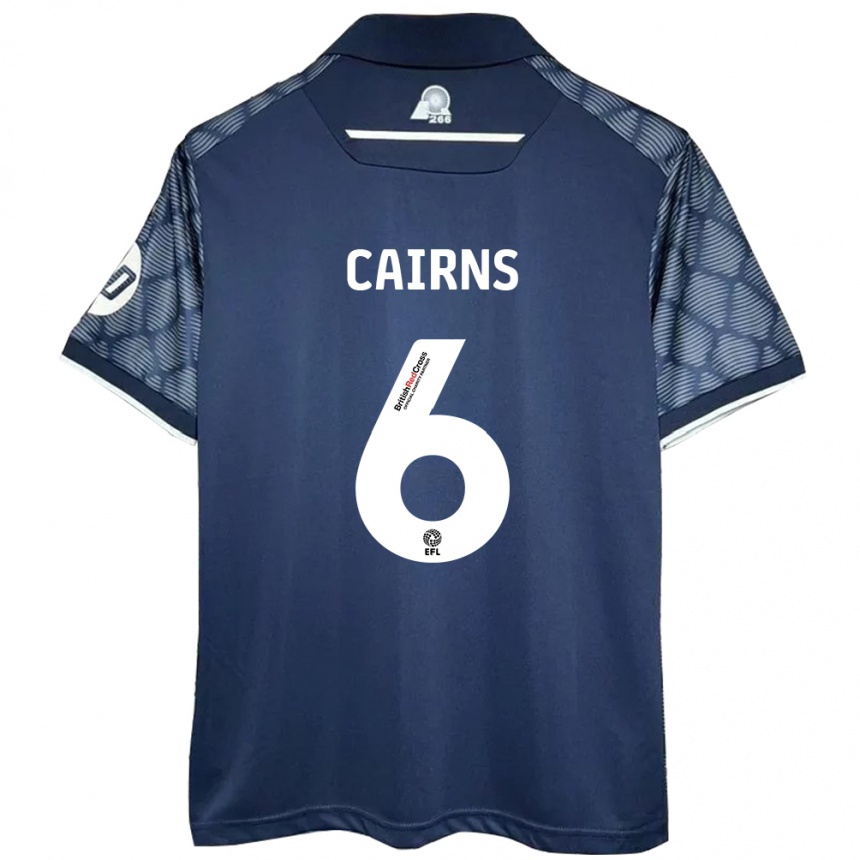 Enfant Football Maillot Brooke Cairns #6 Noir Tenues Extérieur 2024/25 Canada