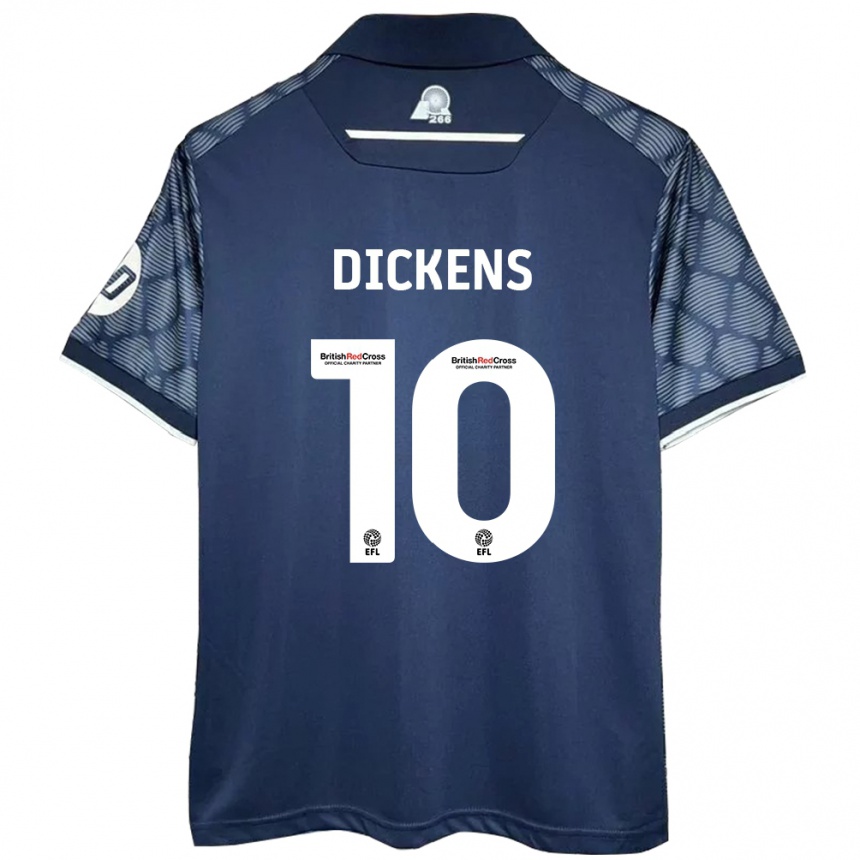 Enfant Football Maillot Tj Dickens #10 Noir Tenues Extérieur 2024/25 Canada