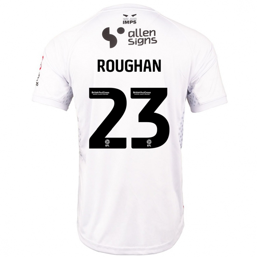 Enfant Football Maillot Sean Roughan #23 Rouge Blanc Tenues Extérieur 2024/25 Canada