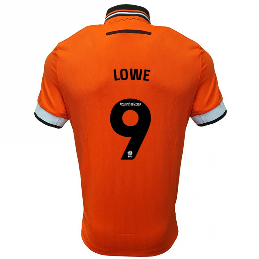 Enfant Football Maillot Jamal Lowe #9 Orange Blanc Tenues Extérieur 2024/25 Canada