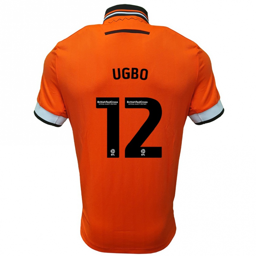 Enfant Football Maillot Iké Ugbo #12 Orange Blanc Tenues Extérieur 2024/25 Canada