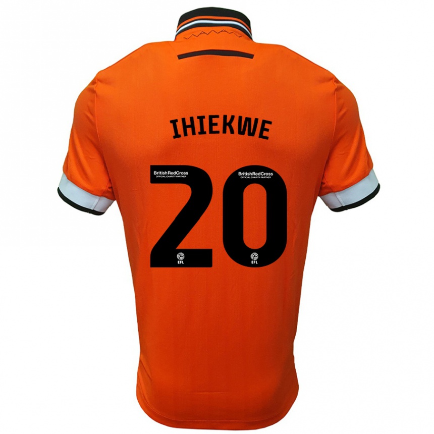 Enfant Football Maillot Michael Ihiekwe #20 Orange Blanc Tenues Extérieur 2024/25 Canada