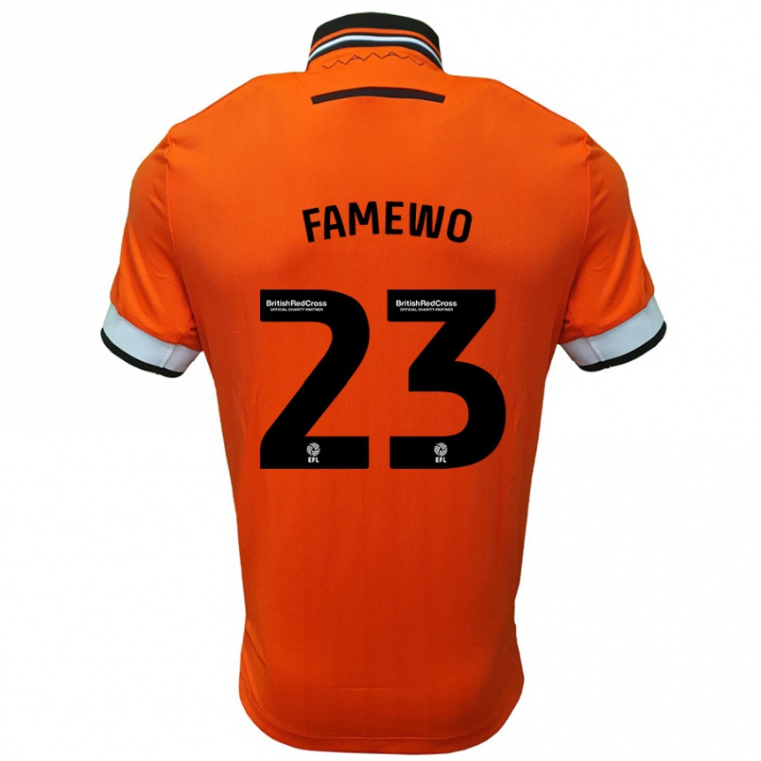 Enfant Football Maillot Akin Famewo #23 Orange Blanc Tenues Extérieur 2024/25 Canada