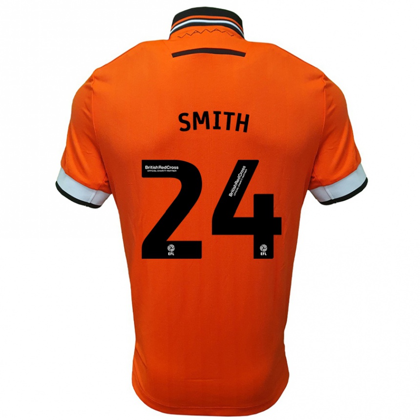 Enfant Football Maillot Michael Smith #24 Orange Blanc Tenues Extérieur 2024/25 Canada