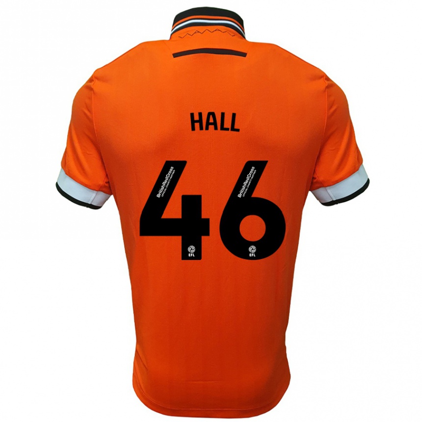 Enfant Football Maillot Jack Hall #46 Orange Blanc Tenues Extérieur 2024/25 Canada