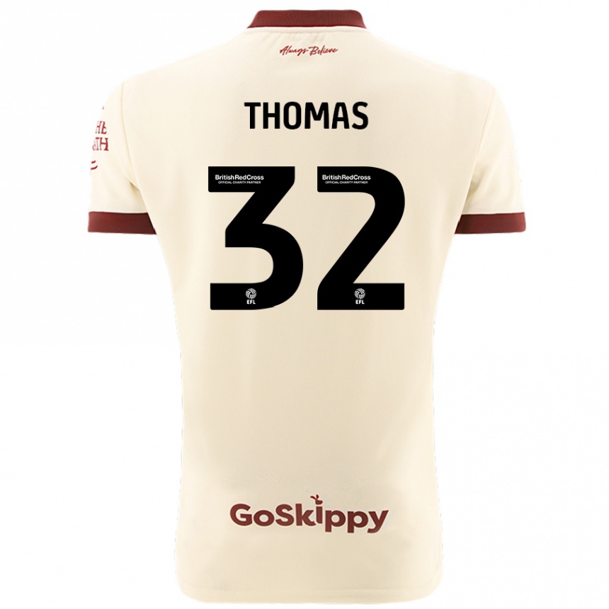 Enfant Football Maillot Lewis Thomas #32 Blanc Crème Tenues Extérieur 2024/25 Canada