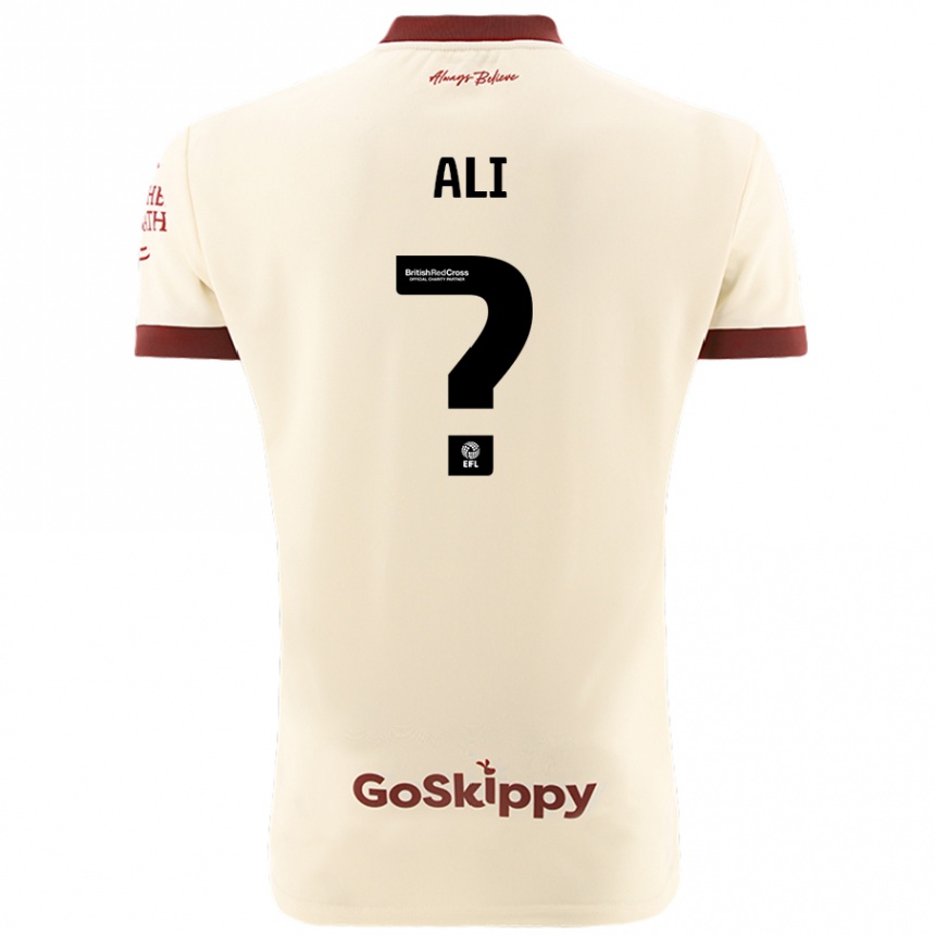 Enfant Football Maillot Zack Ali #0 Blanc Crème Tenues Extérieur 2024/25 Canada