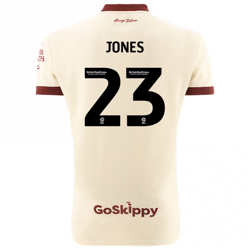 Enfant Football Maillot Carrie Jones #23 Blanc Crème Tenues Extérieur 2024/25 Canada