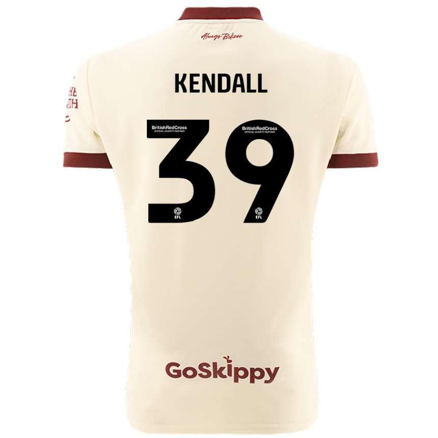 Enfant Football Maillot Maya Kendall #39 Blanc Crème Tenues Extérieur 2024/25 Canada