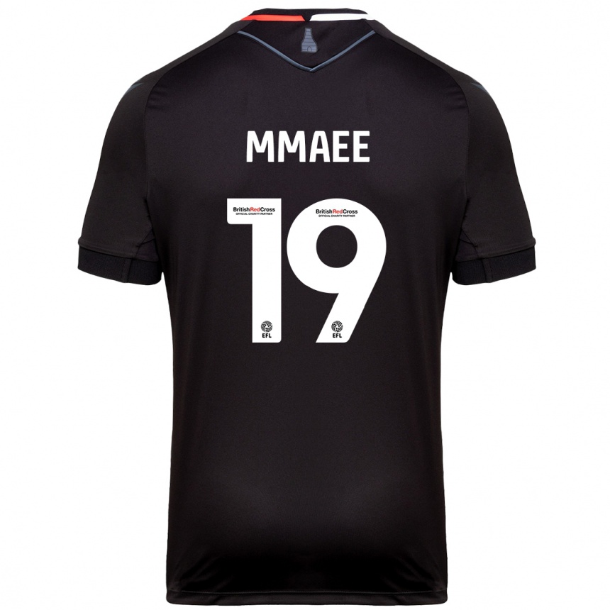 Kids Football Ryan Mmaee #19 Black Away Jersey 2024/25 T-Shirt Canada